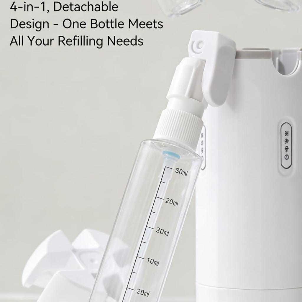 4-in-1 Travel Bottles Set,Leak-Proof Refillable Containers Dispensers Labels Portable Toiletry Organizer Cup for Shampoo,Lotion,Soap