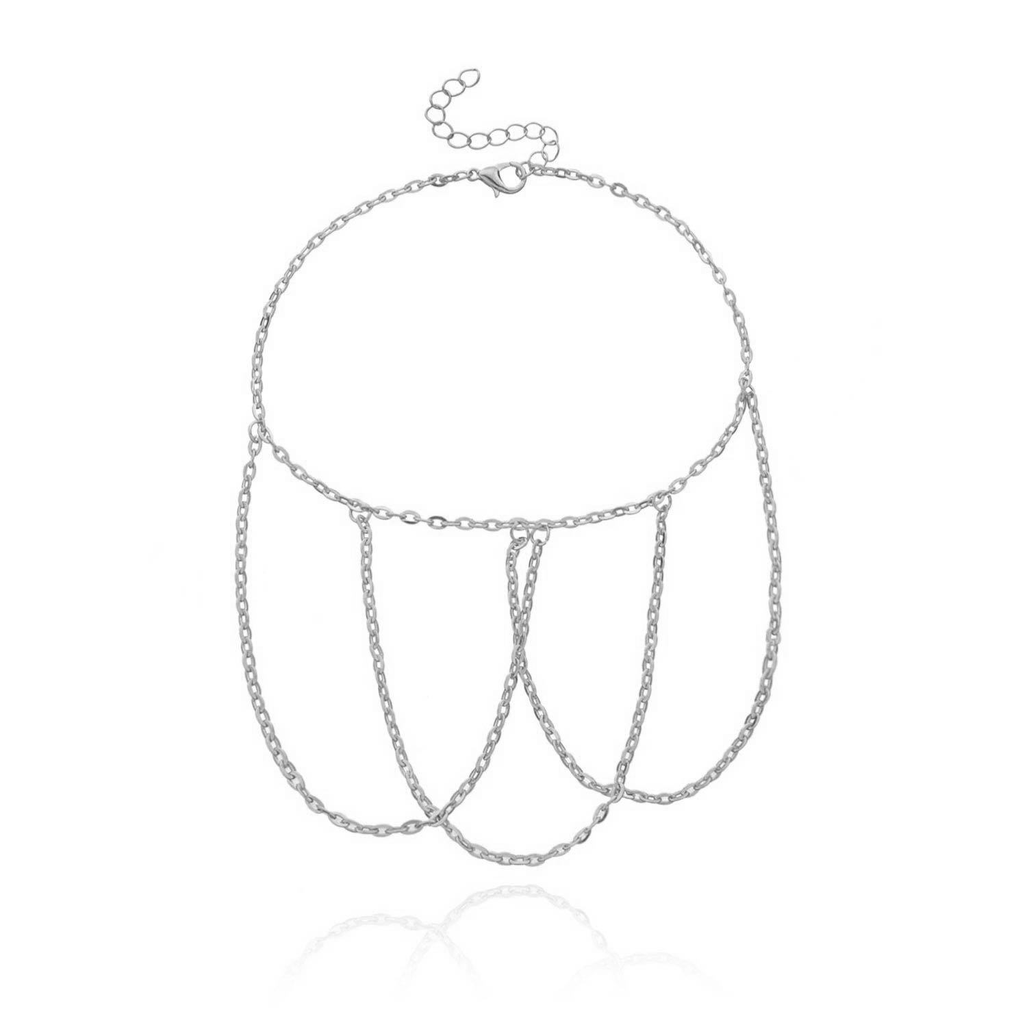 

Simple Handmade Tassel Chain Arm Chain Bracelet, Chain Bracelet срібний