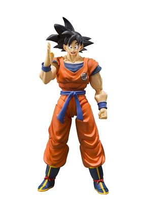 S.H.Figuarts Dragon Ball Son Goku - Earth-Raised Saiyan - Approx. 140mm ABS & PVC Painted Movable Figure