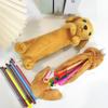 Soft Plush Dogs Pencil Bag Novelty Stationery Storage Bag Kawaii Puppy Pencil Pouch  Students