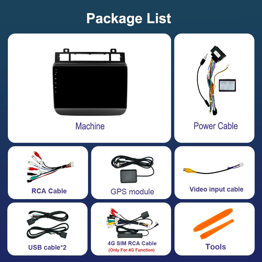 Car Radio Multimedia Player for VW Volkswagen Touareg FL NF 2011 - 2017 GPS Navi 4G IPS Screen Android System Head Unit Carplay