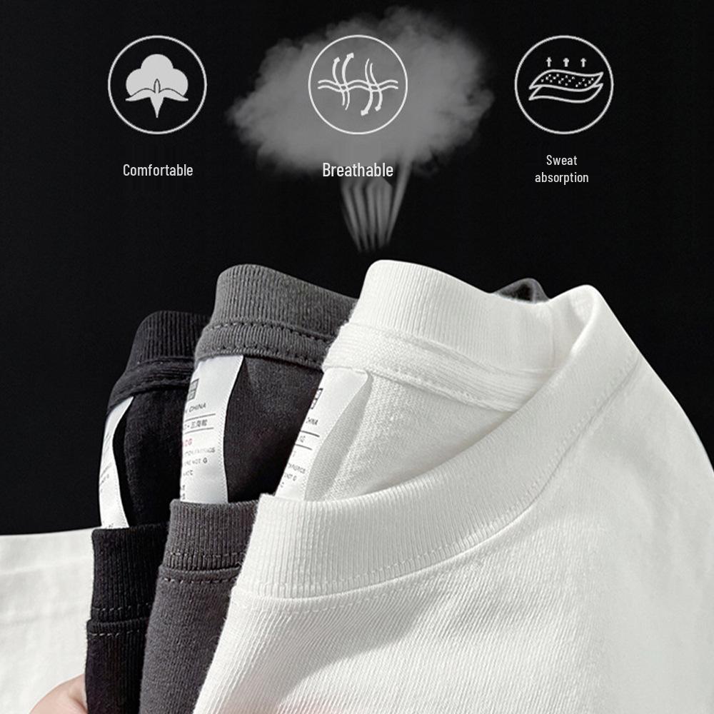 50th Birthday 1976 Theme Loose T-shirt - High Quality 260g Pure Cotton, Short Sleeve, European & American Style