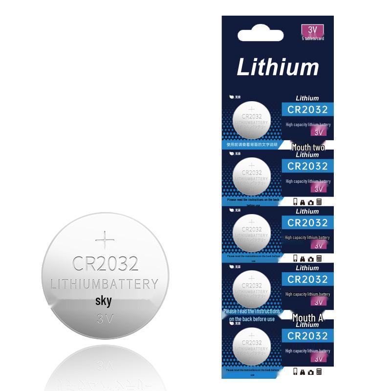 3V CR2032/CR2025/2016 Button Battery for Electronic Scales, Car Remotes, and Selfie Sticks