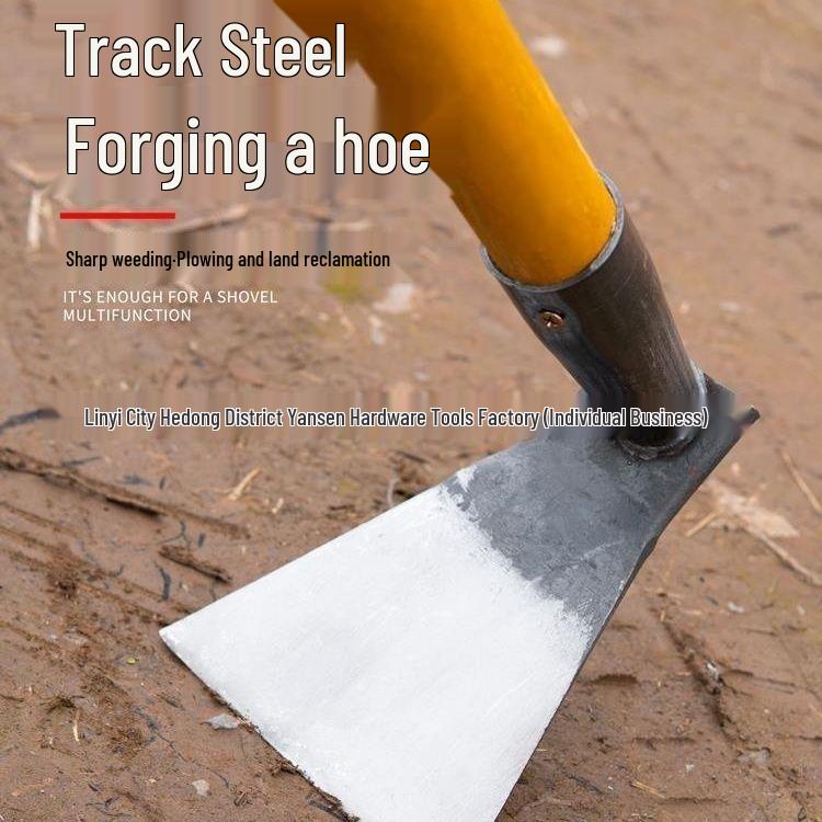 Multifunctional Manganese Steel Hoe: Weeding, Soil Turning, Agricultural Tool, Adze, Thickened Shovel for Household Use