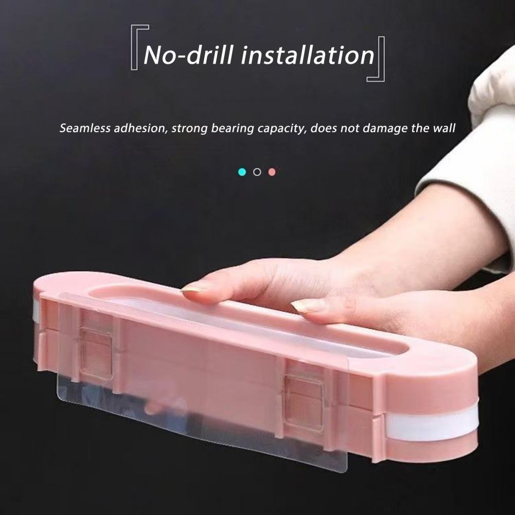 Slippers Storage Rack Strong Load-bearing Shoe Rack Wall-mounted Folding Slipper Organizer for Kitchen Bathroom Set of 2