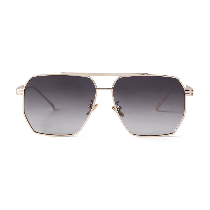 High Quality Sun Glasses Women Fashion Trend Metal Frame Irregular Personality Glasses Mens Designer Luxury Sun Glasses As Picture