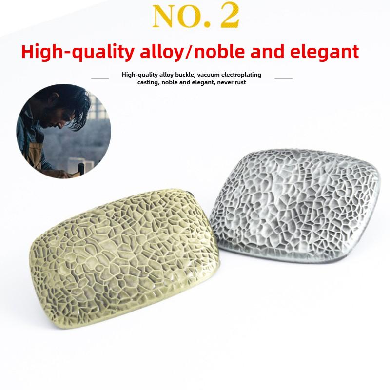 Snakeskin Cowhide Belt Accessories Black Coffee Two-Color Belt Fashion Belt