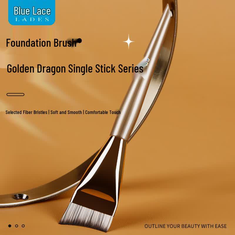 LADES Golden Dragon Crescent Foundation Brush
