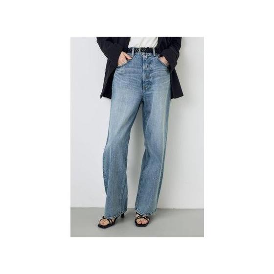 AZUL BY MOUSSY AZUL DENIM High waist wide denim (L/BLU1)