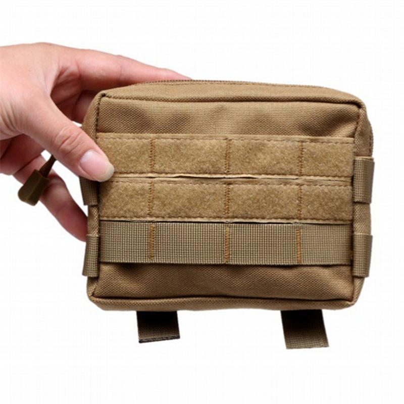 Outdoor Molle Utility EDC Tool Waist Pack Medical First Aid Pouch Phone Holder Case Hunting Bag Survival Gear