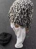 Men's Retro Leopard Print Sweater - High-End Color Block Knitwear