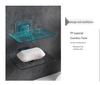 Wall-Mounted Punch-Free Soap Holder: Creative Drainage Shelf for Bathroom