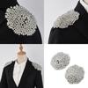 Premium Imitation Pearls Embellished Shoulder Pads Comfort for Business Event Weddings Uniforms