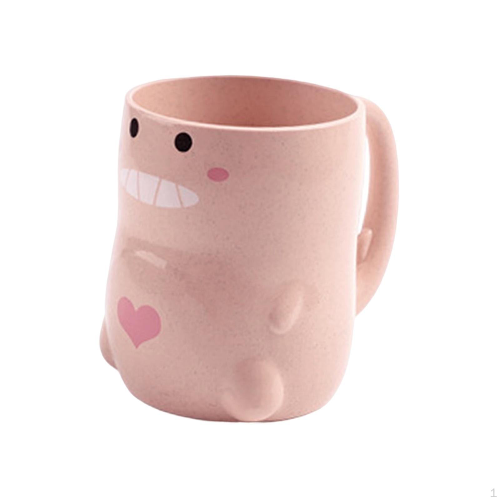 

Bathroom Cup Toothbrush Durable Milk, Portable Hotel Couples Holder, Drinking for рожевий