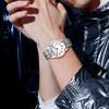 Analog Watch with Stainless Steel and Water Quartz Movement with and Business Available In Gold and Silver Perfect for or As a Gift for Him Men's