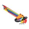 9Pcs Hex Wrench Key Set Multi Colour Chrome Vanadium Steel Ball End Long Arm Tools 1.5?10mm