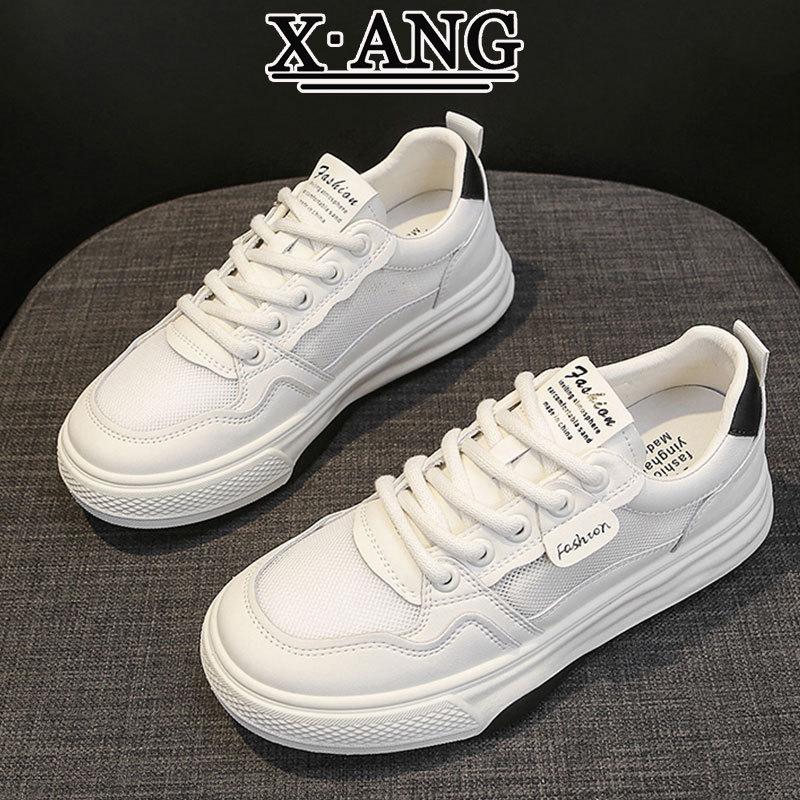 

Summer mesh breathable leather soft-soled little white shoes children 2025 new models not tired feet single shoes casual sports board shoes 35