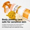 DR Kojic Acid Turmeric Exfoliating Spray Body Foot Skin Brightening Gentle Dead Skin Remover for Rough Dark Knees Elbows Joints Whole Body Cleansing