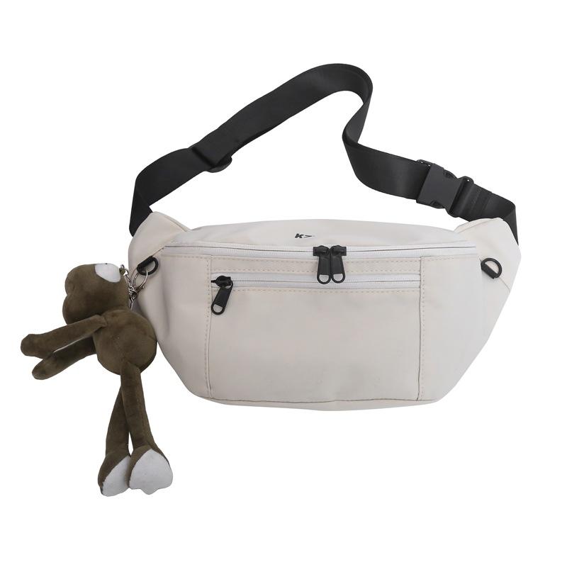 Men's and women's trendy sports and leisure bags 2025 spring new versatile shoulder messenger bags cycling chest bags fanny packs