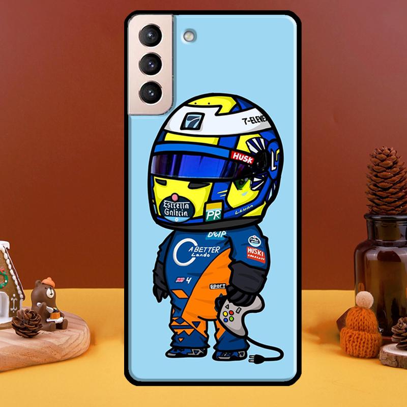 Lando Norris 2021 Hülle für Samsung Galaxy S21 S20 FE Note 20 S22 Ultra Note 10 S8 S9 S10 Plus Handyhülle