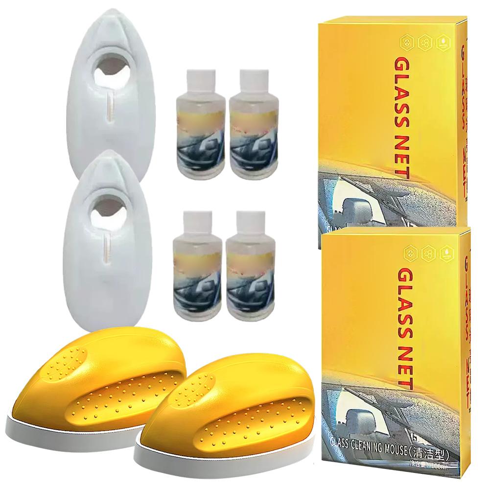 New Car Glass Glossy Cleaning Mouse Coating Crystal Cleaning Cleaner Oil Film Car Remover Clean J9K1