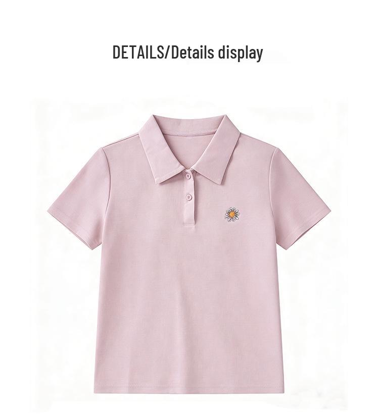 2026 Women's Casual Slimming Short-Sleeve Polo Shirt