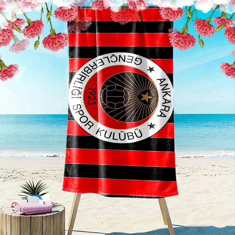 Gençlerbirliği SK Print Beach Towel, Large Soft Quick Dry Towel for Beach Camping Swimming