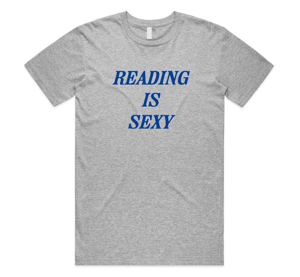 

Reading Is Sexy T-shirt Top Funny Book Club Fan Fandom Read Teacher Gift Study M