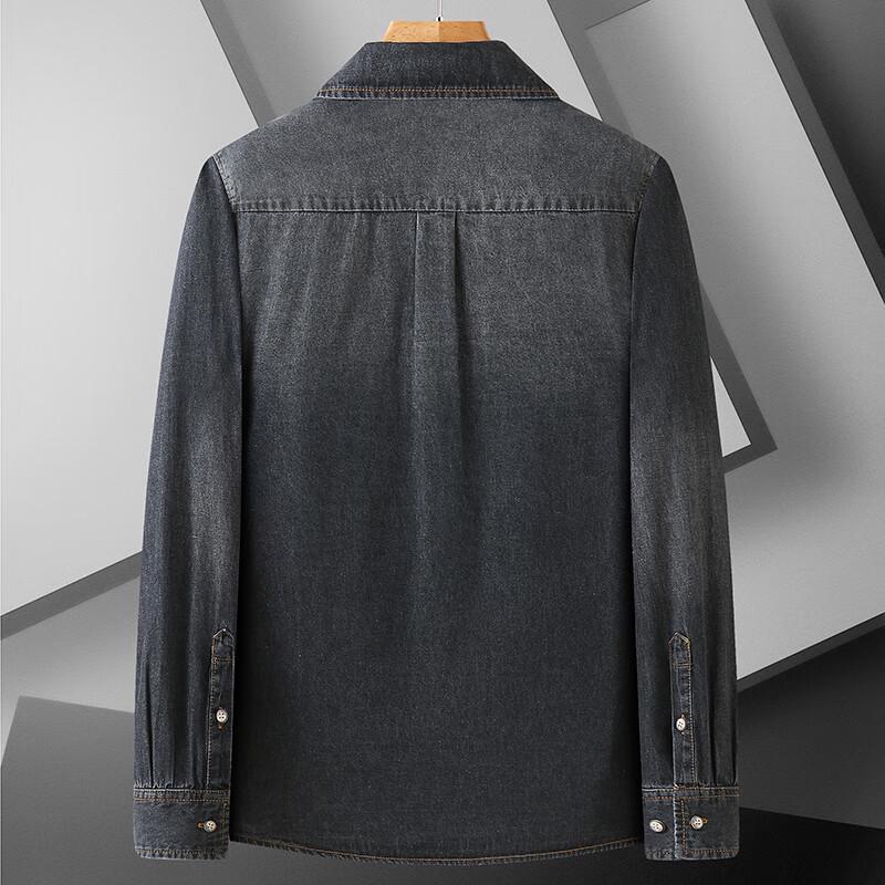 Men's Plus Size Denim Shirt