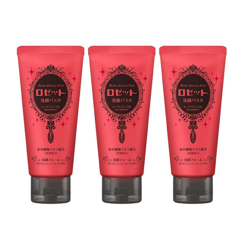 

[Набор ограничен по времени] ROSETTE Lu Jiting Clear, укрепляющее, разглаживающее морщины и осветляющее очищающее средство с морской грязью, 120 г, 3 упаковки