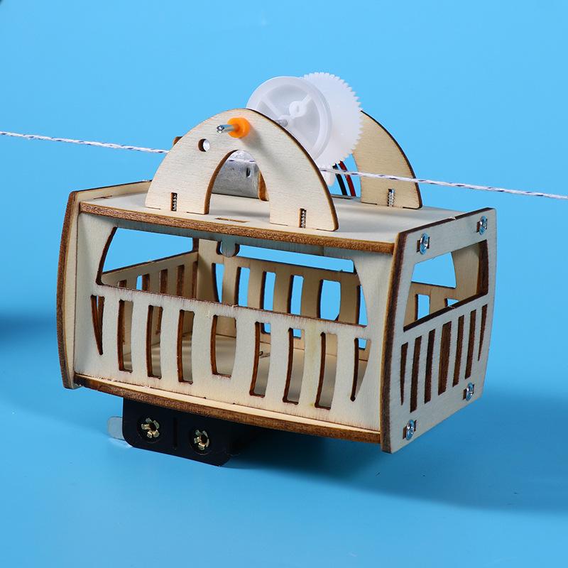 DIY Electric Cable Car Model Kit for Students