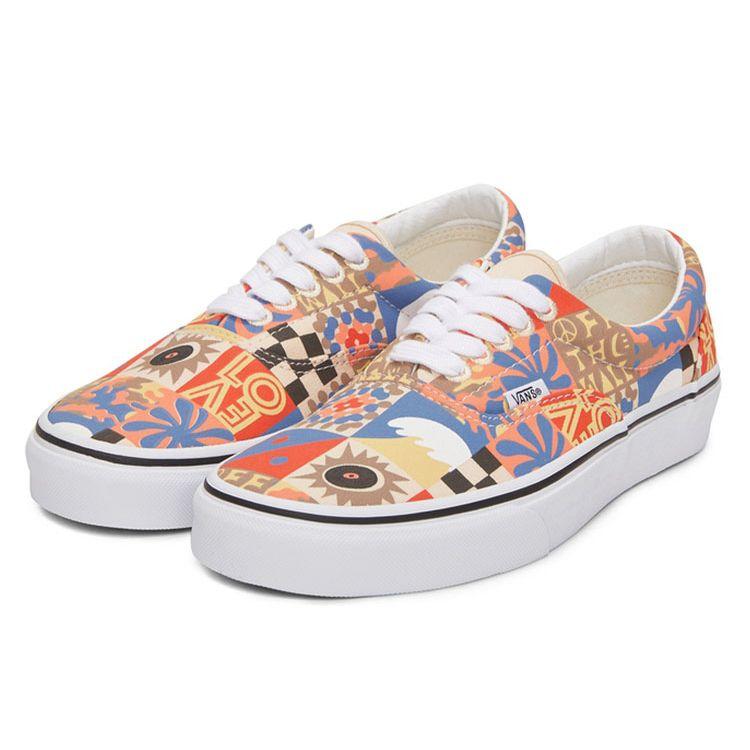 Vans Era Casual Low Top Skate Shoes Unisex Sneakers Blue Orange VN0A5JMLB2X