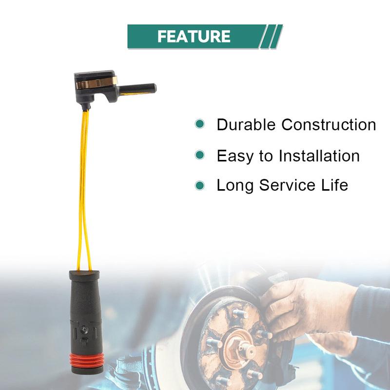 2x Car Front Rear Brake Wear Sensor for Mercedes Benz W203 W220 W211 W221 W204 W212 R230 CL600 SL500 C350 E320 GL350 A2115401717
