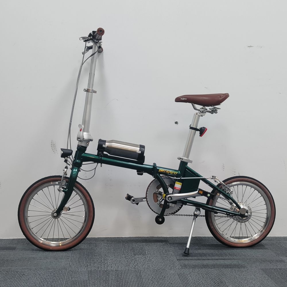 Foldable electric bicycle Onesport OT02, 250W motor, 36V 5.2Ah battery, top speed 25km/h, cruising range 25km, 16*1.35inch tires