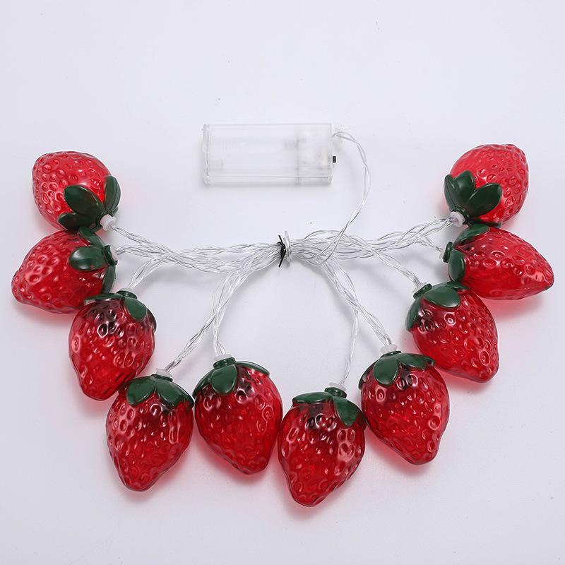 LED Strawberry Light String Children's Room Pineapple Decorative Light Pendant Scene Arrangement Photography Props