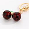 Fashion Forward Cherry Resin Pendant Charming Cherry Purse Pendant Key Holder Key Pendant Accessory for Everyday Use