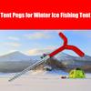 Picchetto a vite per ghiaccio Picchetto a spirale per tenda Trapano Strumento di perforazione per campeggio su ghiaccio e neve Pesca