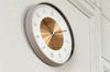 Interform Norte Wall Clock CL-4090, Copper, Warm Gray, White, Sweep Movement