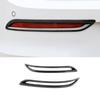 Carbon Fiber 2X Rear Fog Light Lamp Cover Trim For VW GOLF 8 MK8 2020 2021