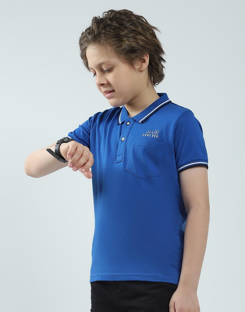 MONTE CARLO Men's Regular Fit Solid Half Sleeve Polo T-Shirt