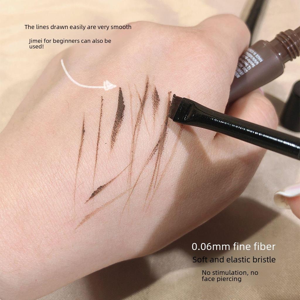 Recomendaciones de Wang Feifei: Pincel Ultra Fino para Cejas, Pincel Delineador, Pincel Angular, Pincel Plano para Cejas, Pincel de Cabeza Plana