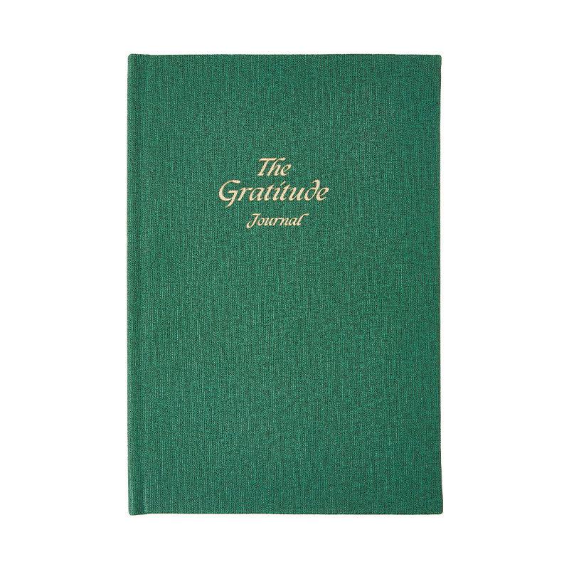 Low MOQ Custom Printing Hardbound A5 Linen Cover Retro the Gratitude Journal Notebook (as the picture,110*168mm&B6)