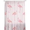 Nordic Stil Rosa Flamingo Sheer Vorhänge Wohnzimmer Fenster Tüll Vorhänge Für Schlafzimmer Küche Home Dekoration Voile Vorhänge