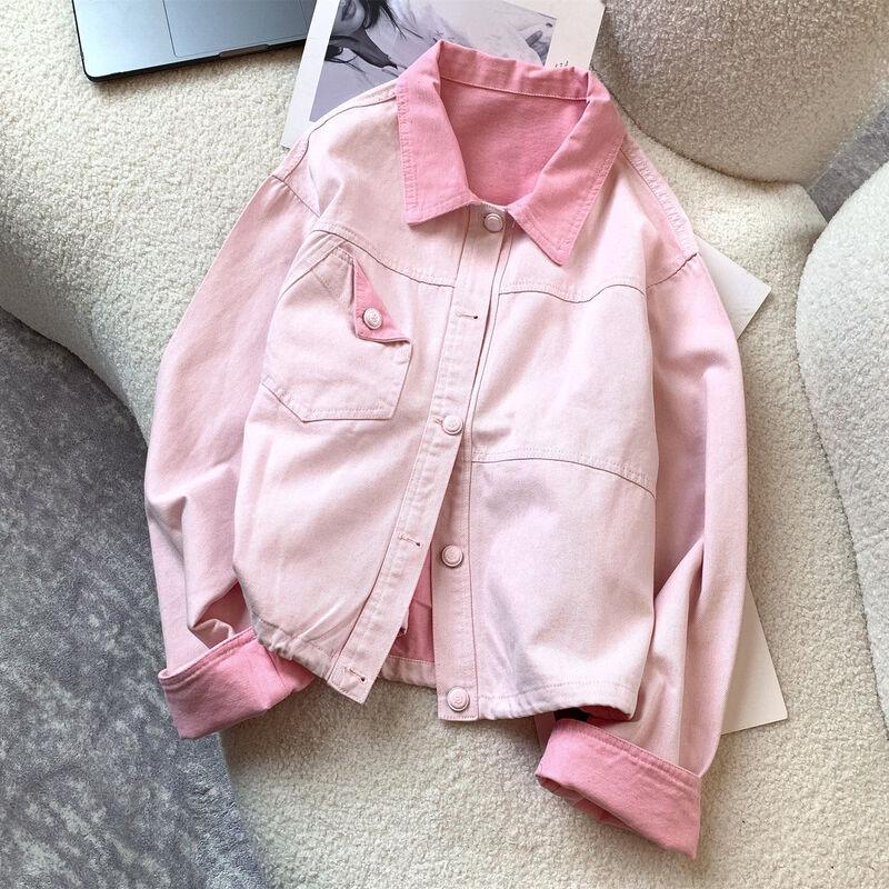 Etam Women's Trendy Color-Blocked Denim Jacket