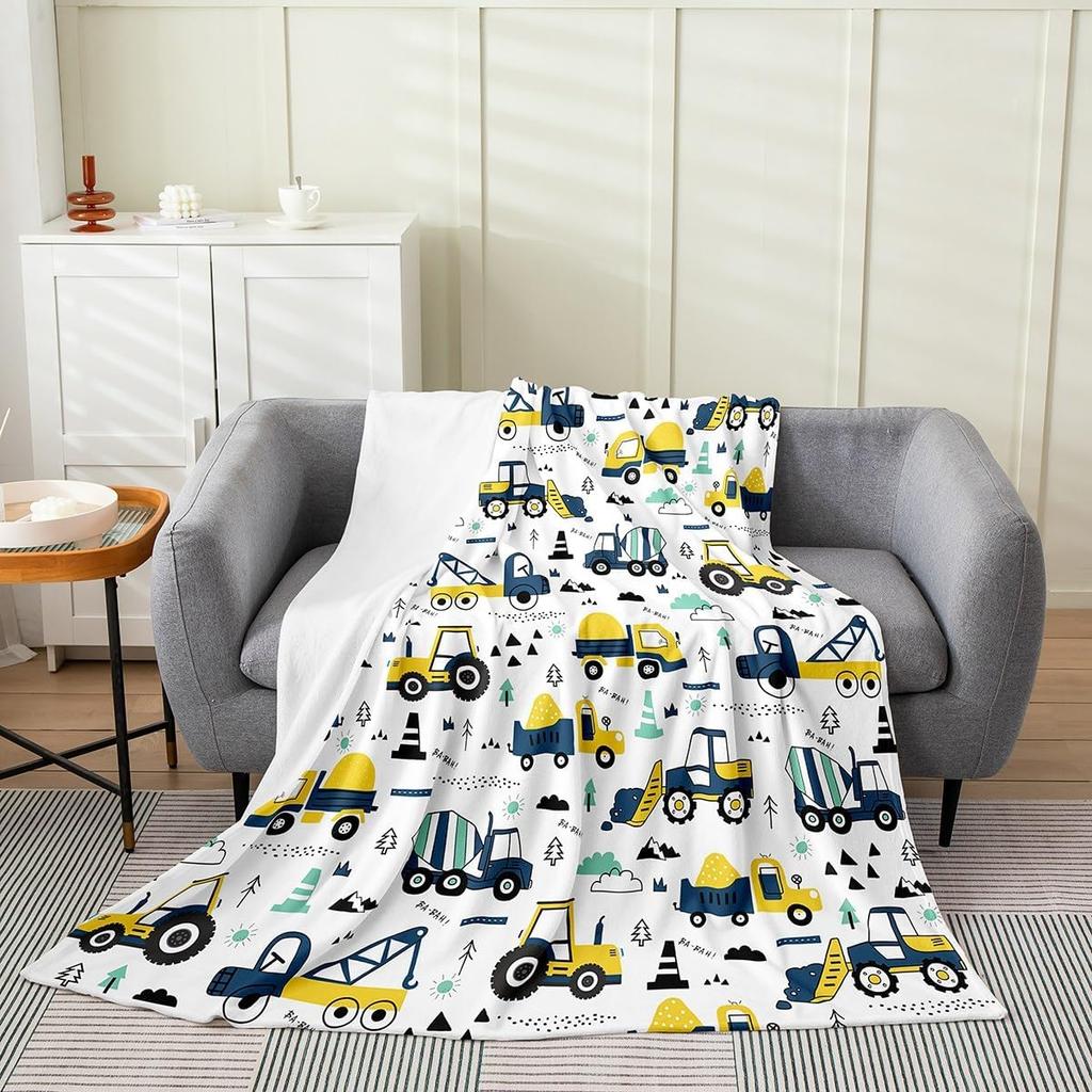 Feelyou Fried Chicken Nugget Plush Throw Blanket Twin x Kids Cute Dino Flannel Fleece Blanket for Boys Teens Dinosaur All Season