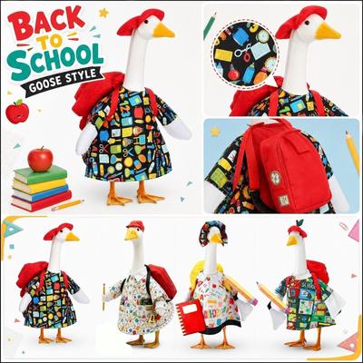 Back To School Porch Outfit Set, Decorative Clothes, Adjustable Costume for Outdoor Porch Decor