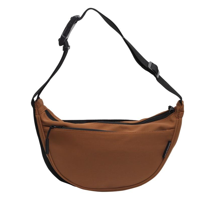 Nylon Cloth Crossbody Korean Bag Large Capacity New Texture Shoulder Crossbody Bag Casual Dumpling Bag Casual Versatile