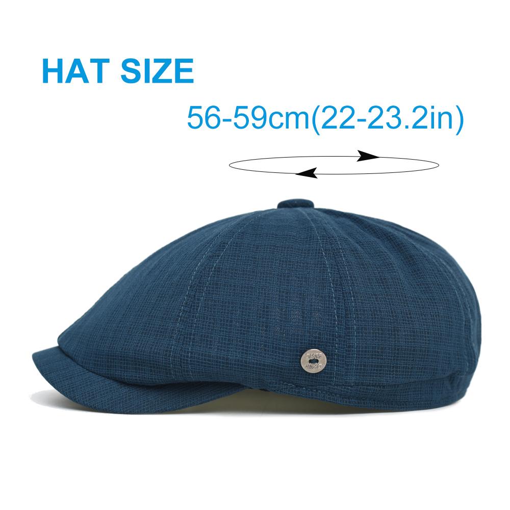 Spring Summer Breathable Mesh Newsboy Caps Men Woman Casual Beret Flat Ivy Cap Soft Solid Driving Fashion Peaked Cap Unisex