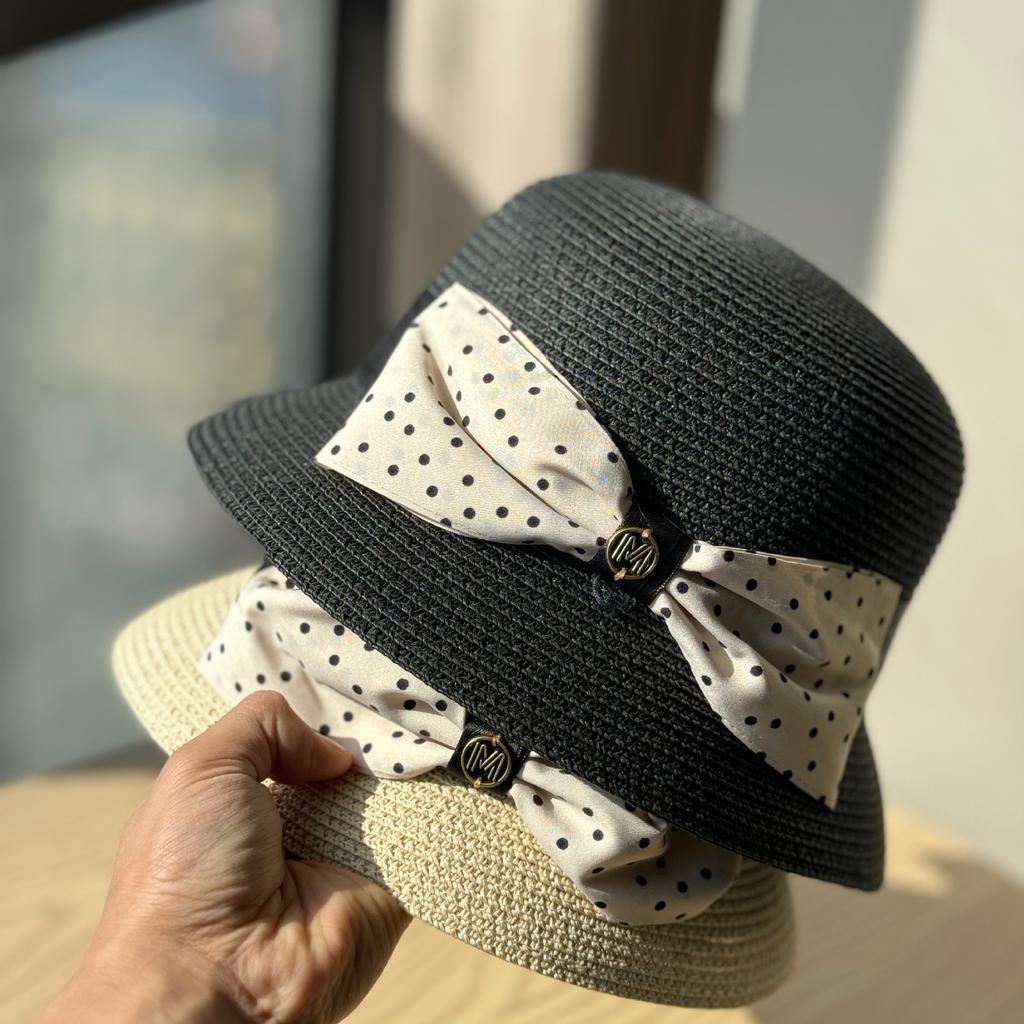 New Summer Sunshade Straw Hat Women's Sunscreen Hat Travel Beach Hat Bucket Hat Outdoor Basin Hat