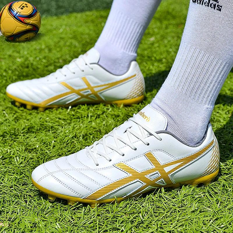 Men Soccer Shoes Society Football Boots Casual Sportswear Unisex Grass Cleats Training Comfortable Boy Casual Football Boots